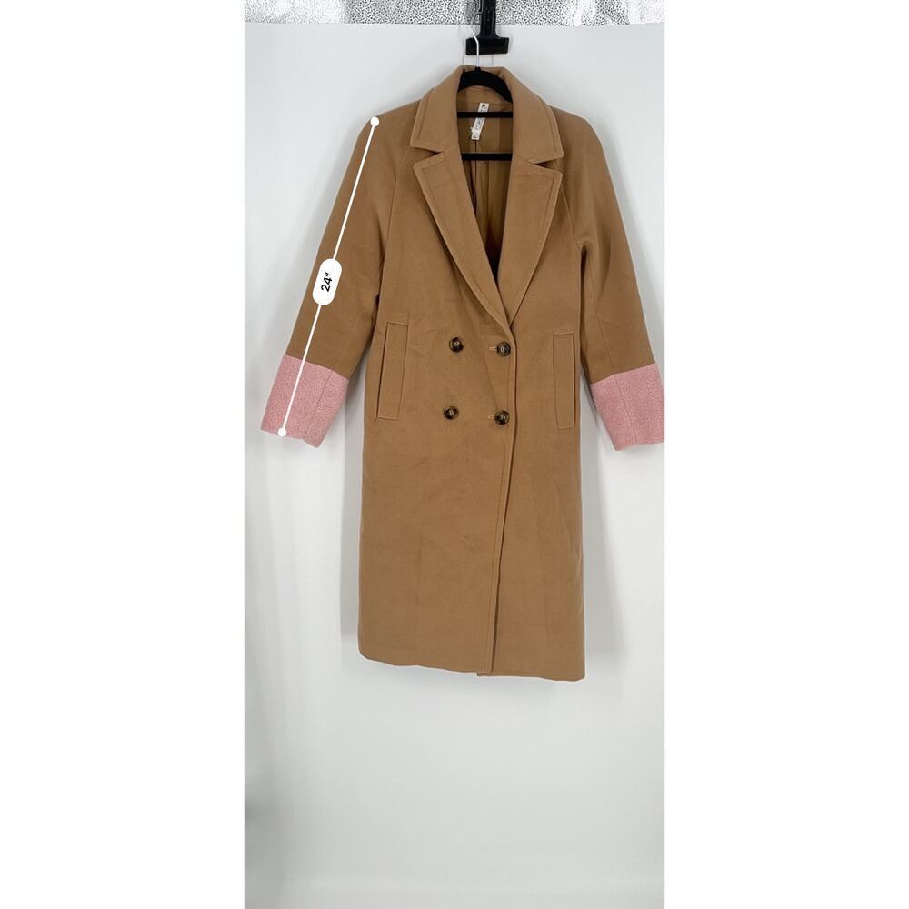 Mural Color Block Combo Coat (PA3) - Picture 6 of 11